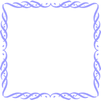 Blue Border Frame Picture PNG Image