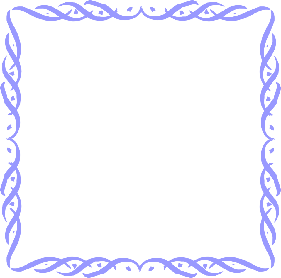 Blue Border Frame Picture PNG Image