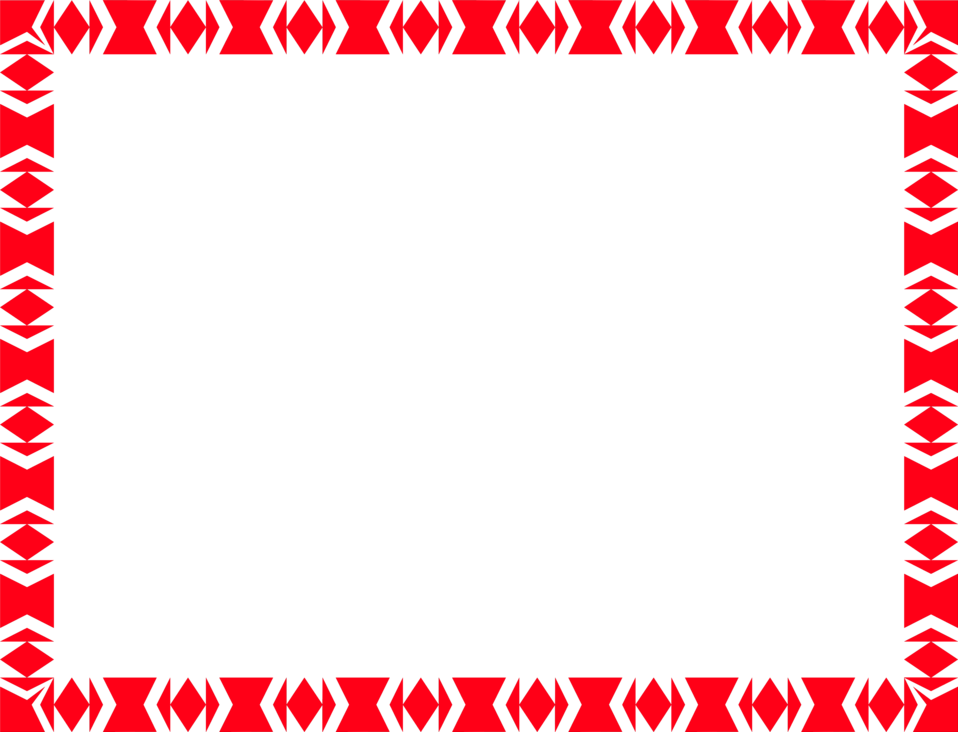 Red Border Frame File PNG Image