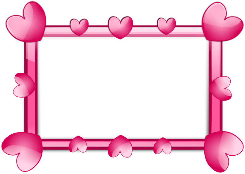 Pink Border Frame Hd PNG Image