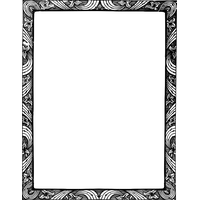 White Flower Frame Hd PNG Image