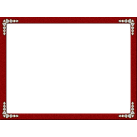 Maroon Border Frame Free Download PNG Image