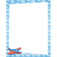 Aqua Border Frame Transparent PNG Image