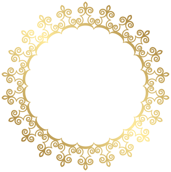 Gold Border Frame Hd PNG Image