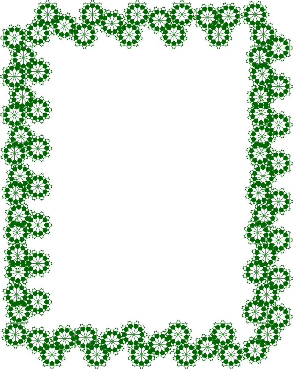 Green Border Frame Transparent Image PNG Image