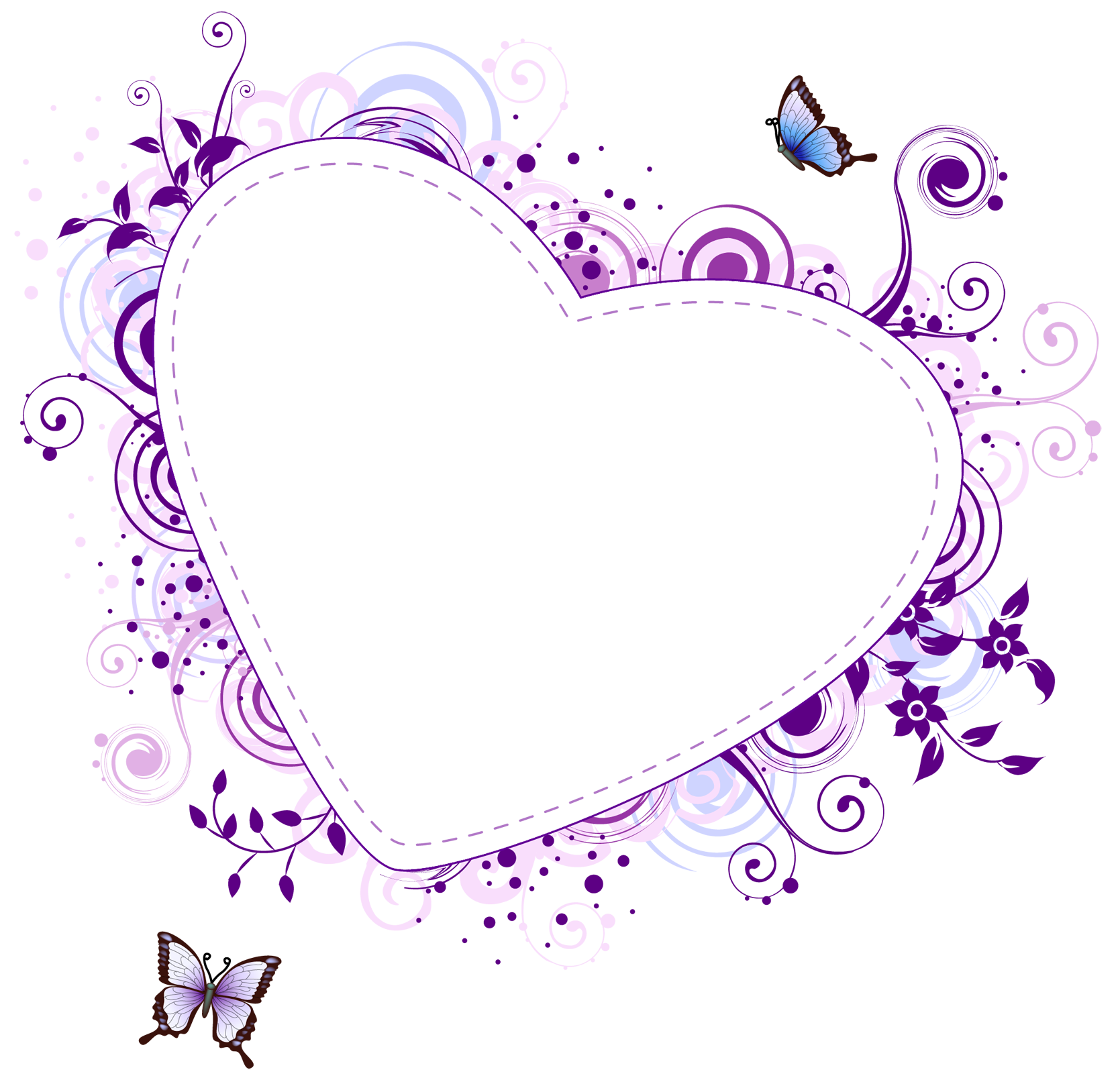 Purple Border Frame Free Download PNG Image