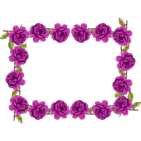 Purple Border Frame Transparent Picture PNG Image