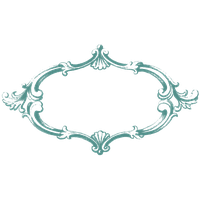 Teal Border Frame Hd PNG Image