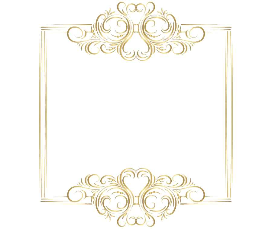 Golden Art Border Download HD PNG Image