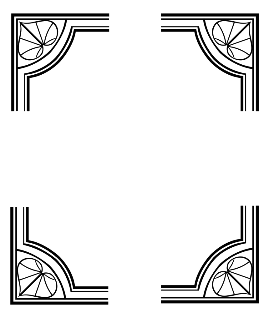 Border Art Black PNG Download Free PNG Image