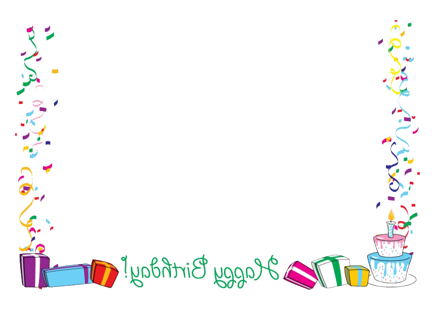 Frame Birthday Happy Free Download PNG HD PNG Image