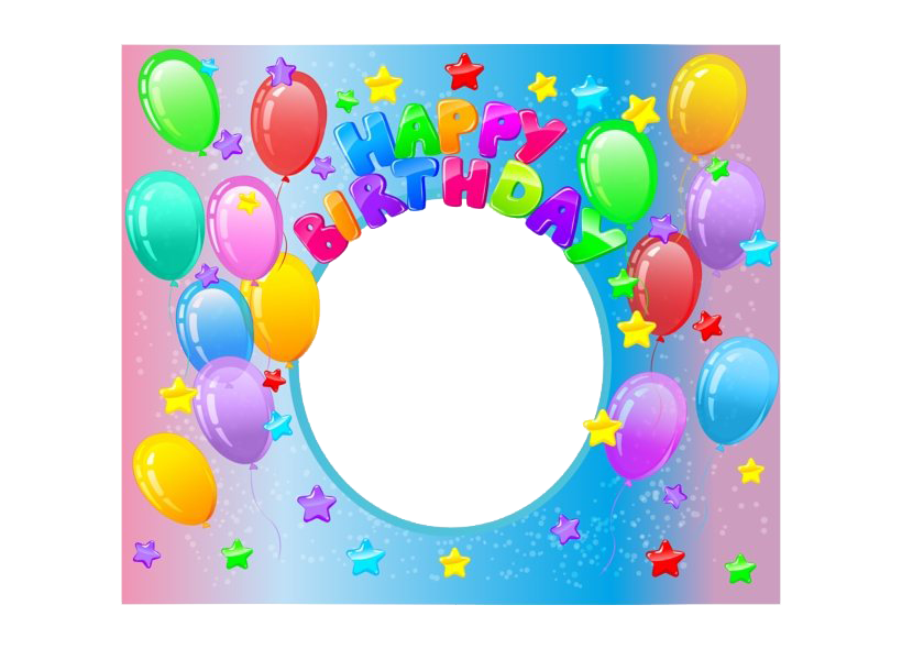 Frame Birthday Happy Free Photo PNG Image