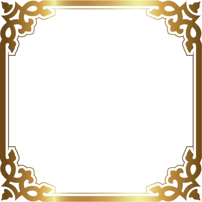 Golden Frame Luxury Photos Free Transparent Image HD PNG Image