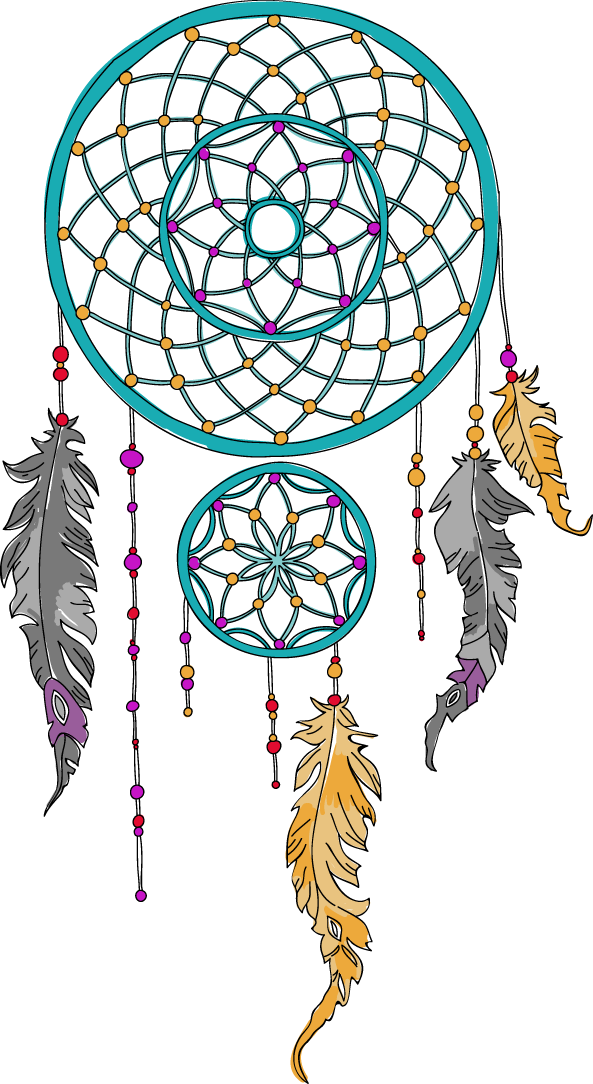 Dreamcatcher Free Frame PNG Image