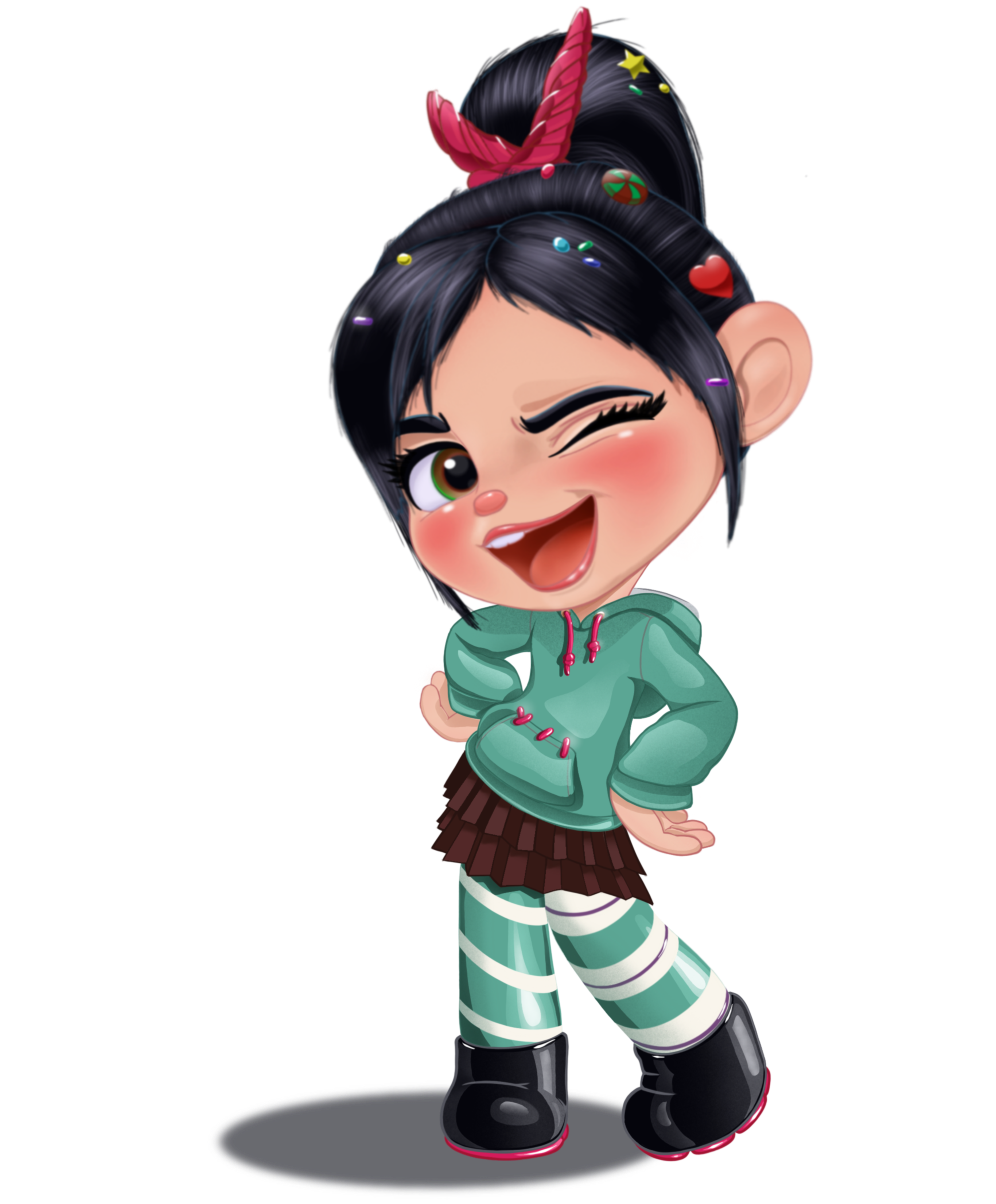 Von Vanellope Schweetz Free Clipart HD PNG Image