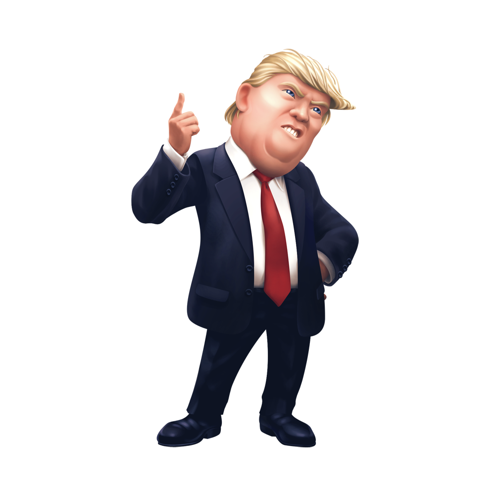 Standing Designer Sheet Trump Donald Human Behavior PNG Image