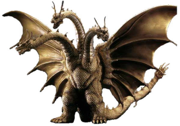 King Ghidorah Cretaceous PNG Free Photo PNG Image