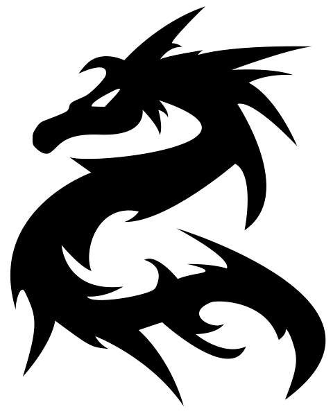 Black Tattoo Dragon Png Images PNG Image