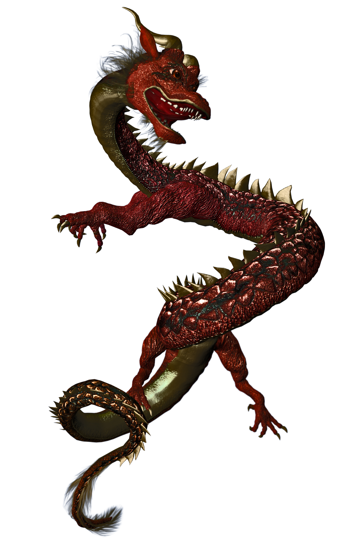 Realistic Dragon PNG Image