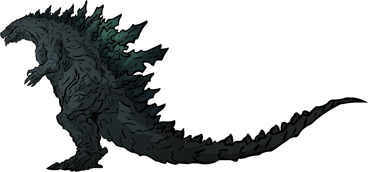 Kaiju Godzilla Figure Netflix Character Fictional Animal PNG Image