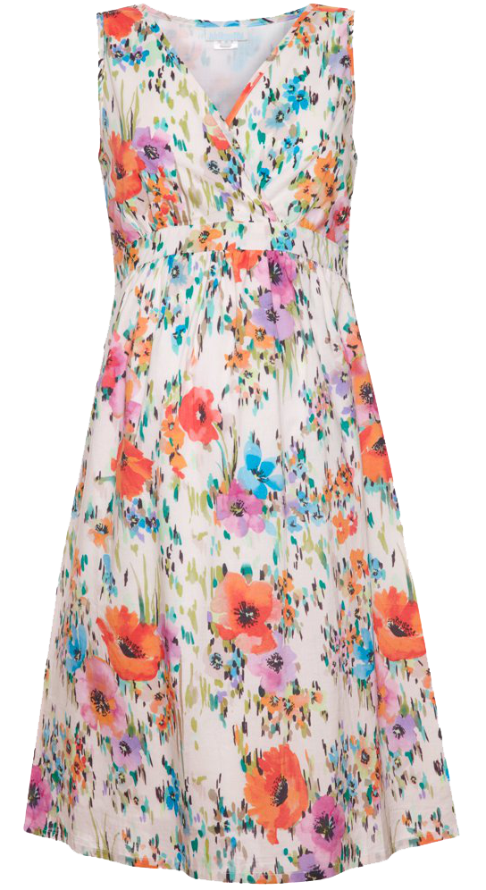 Floral Dress Photo PNG Image