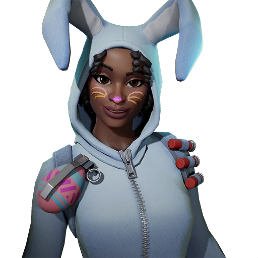 Character Fictional Royale Figurine Fortnite Rabbit Battle PNG Image