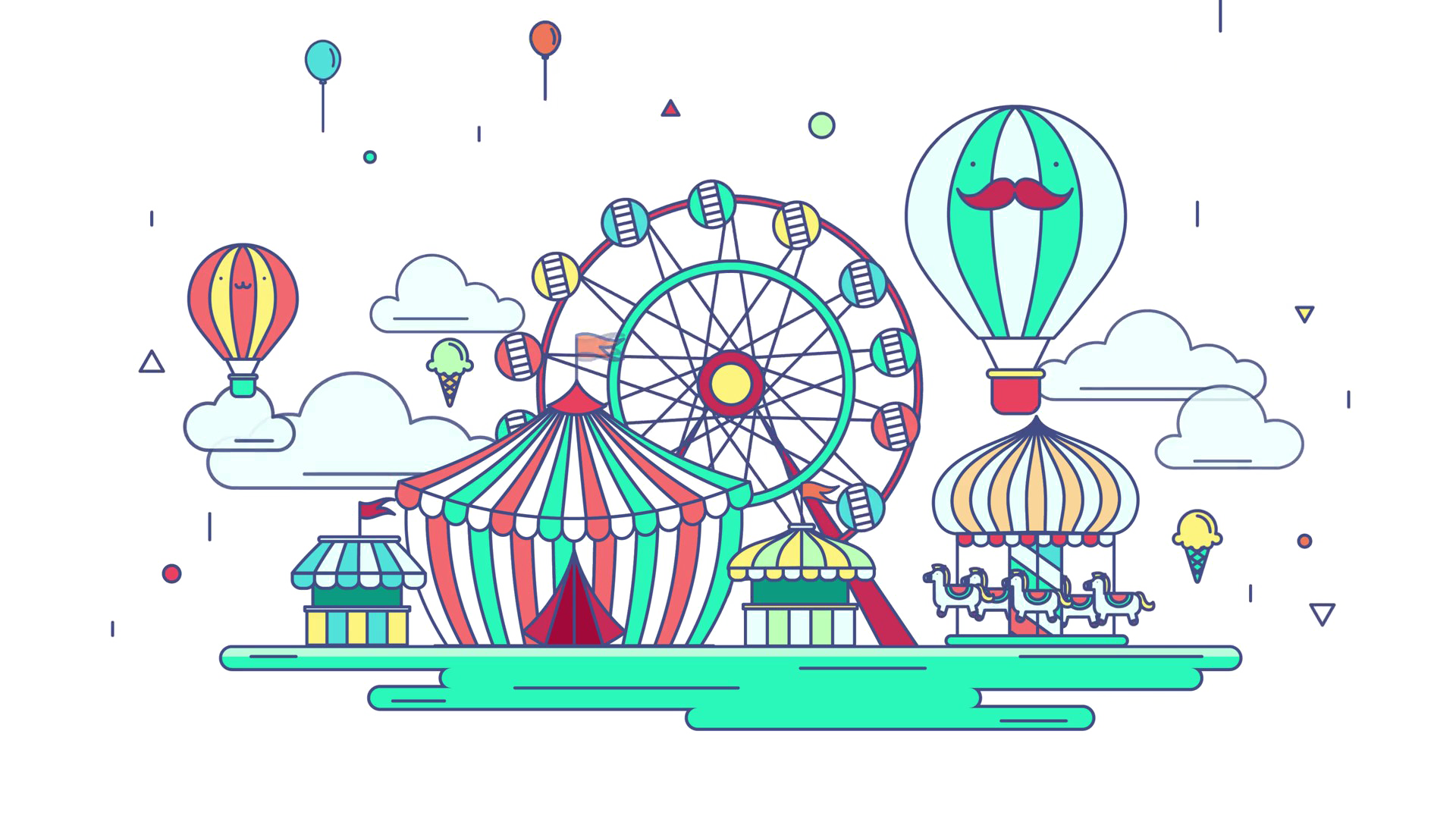 Amusement Park Free Transparent Image HQ PNG Image