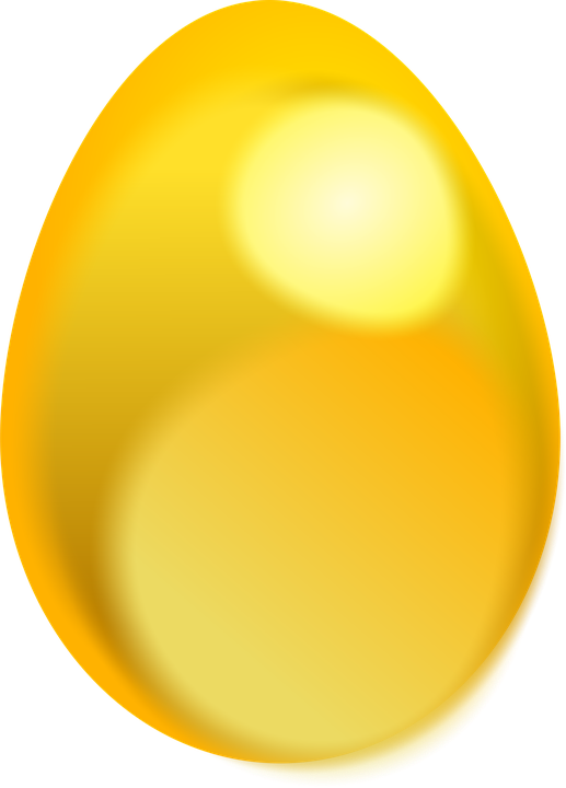 Golden Easter Egg Free PNG HQ PNG Image