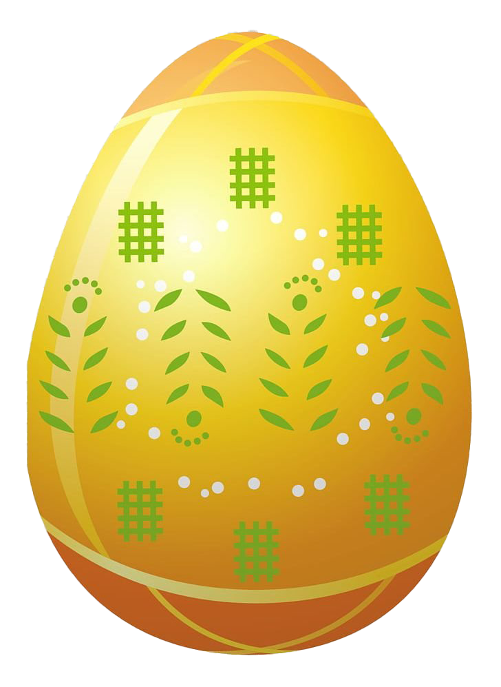 Orange Egg Easter HD Image Free PNG Image