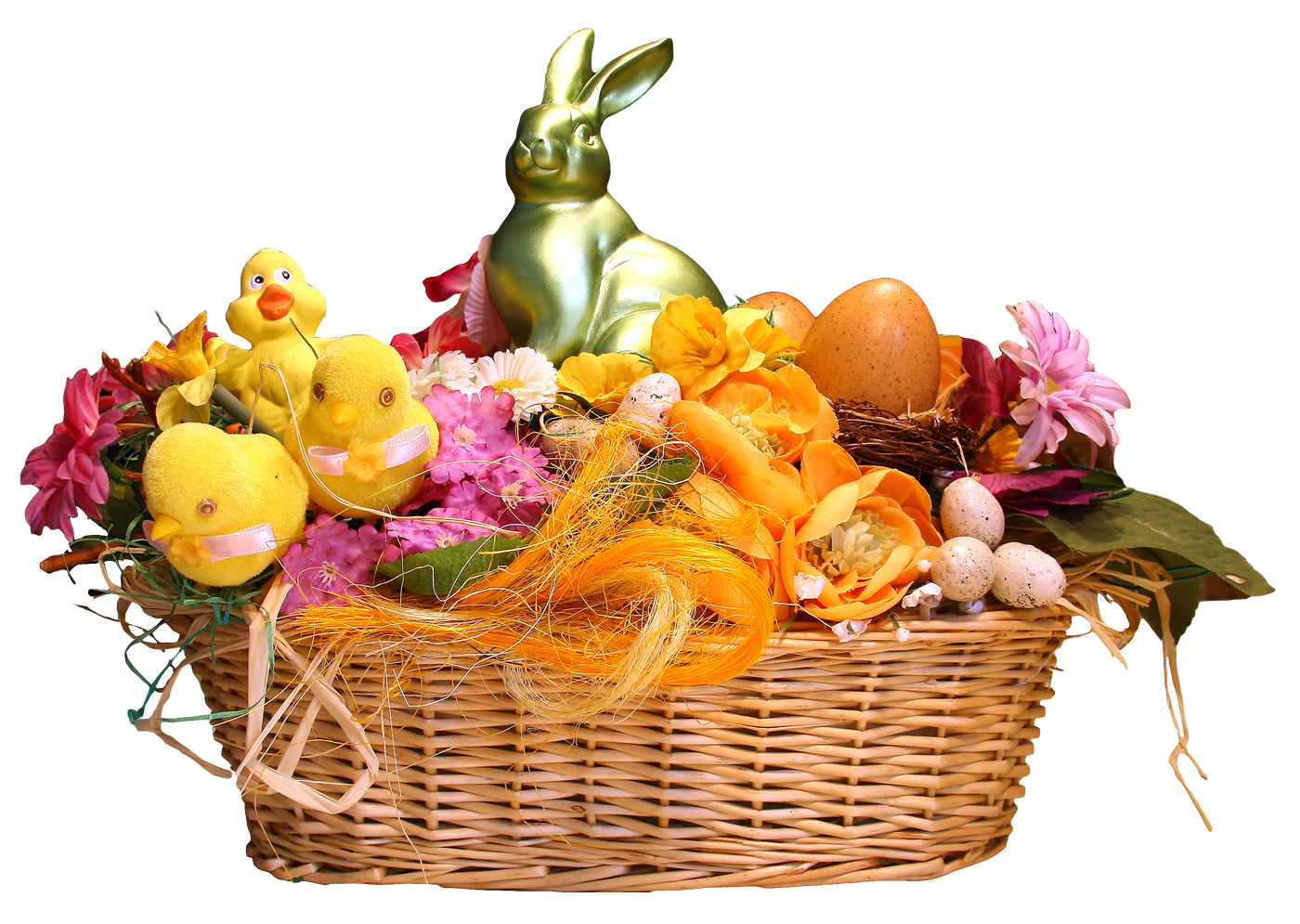 Easter Basket Transparent PNG Image