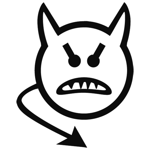 Black Outline Emoji PNG Free Photo PNG Image