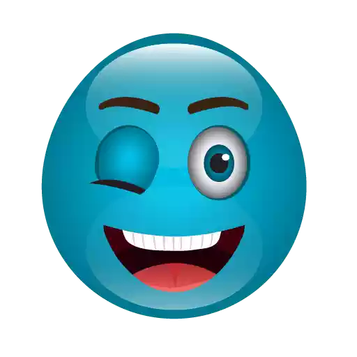 Blue Cute Emoji Download Free Image PNG Image