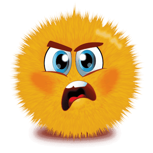 Cute Fur Emoji Free Clipart HQ PNG Image