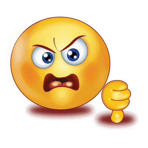 Gradient Angry Emoji Free Photo PNG Image