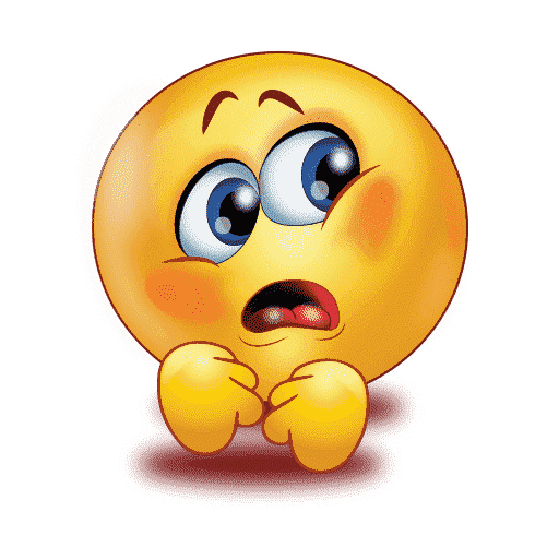 Gradient Scared Pic Emoji Free Download PNG HD PNG Image