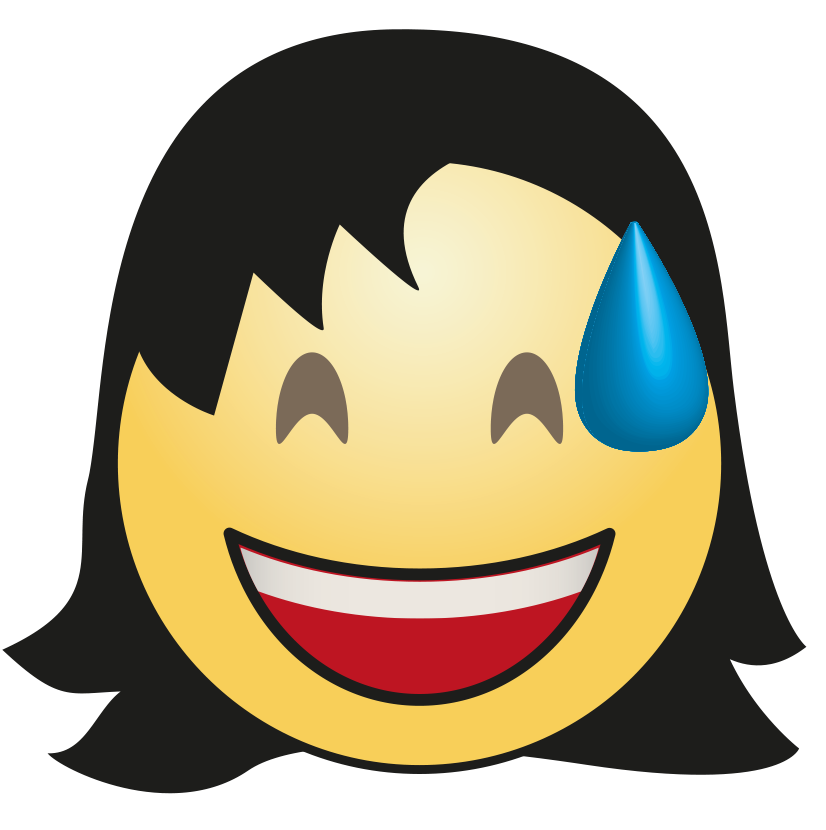 Hair Girl Emoji Free Transparent Image HD PNG Image