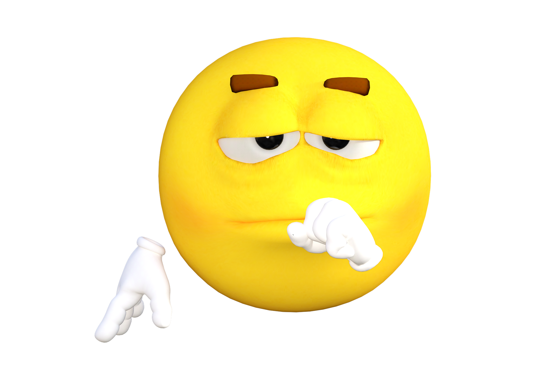 Emoji Hand Free HD Image PNG Image