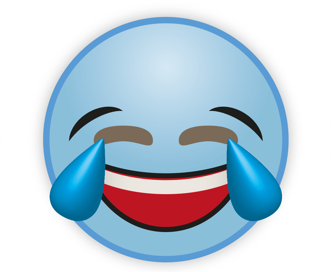 Blue Sky Emoji Free Clipart HQ PNG Image