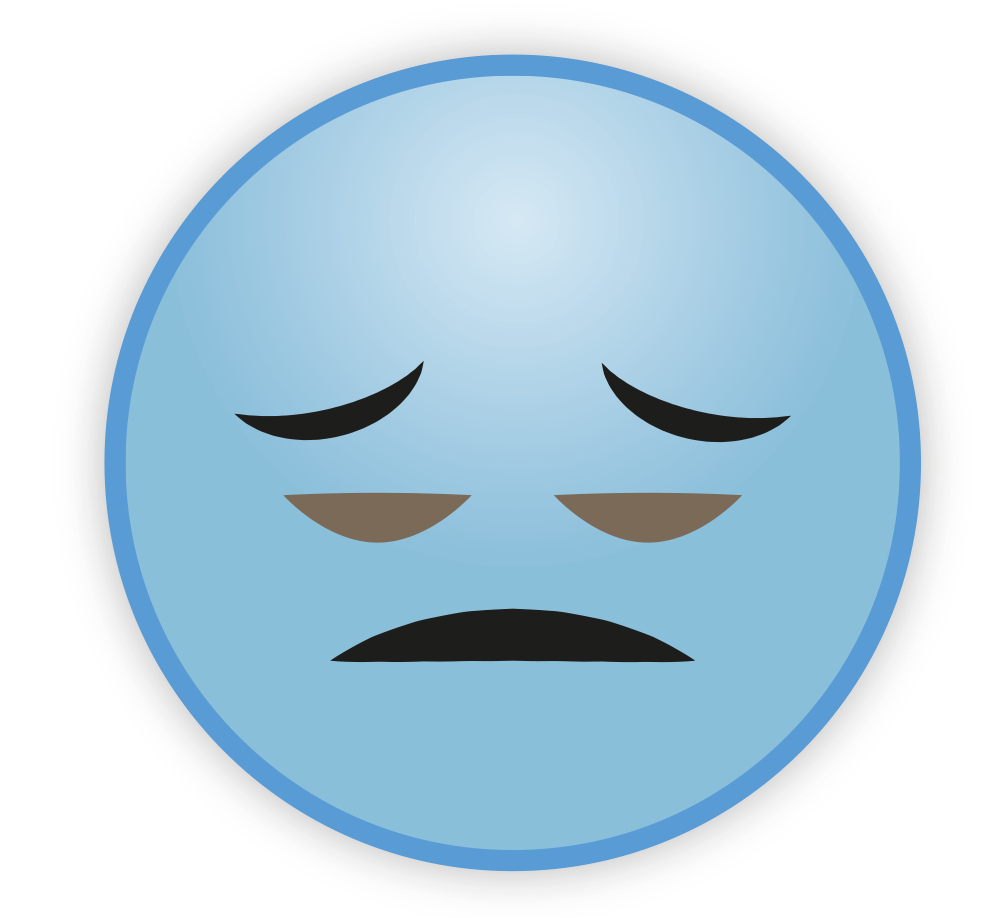 Blue Sky Emoji Free Clipart HQ PNG Image