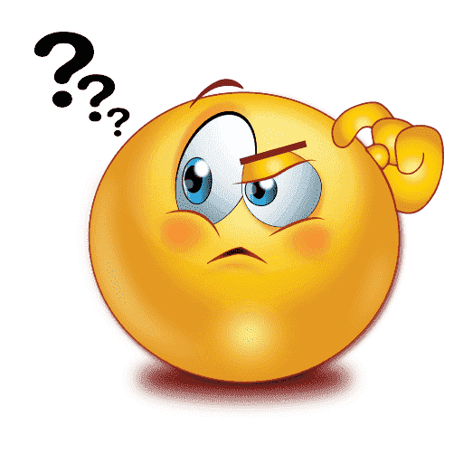 Thinking Emoji HD Image Free PNG Image