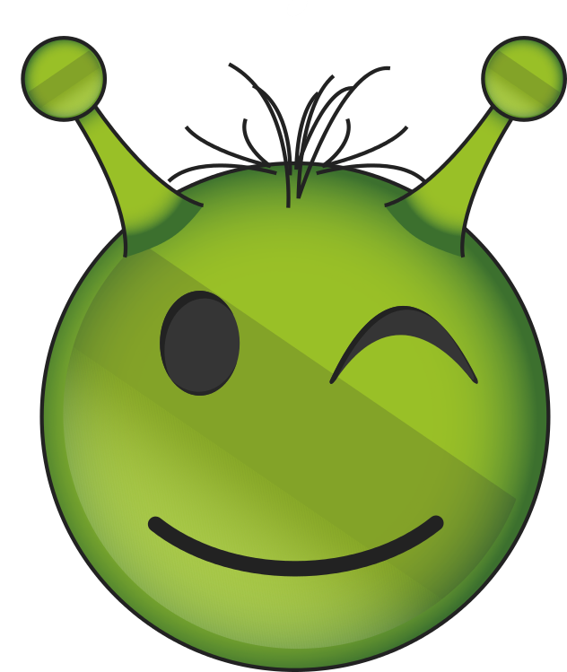 Alien Emoji Face Free HQ Image PNG Image