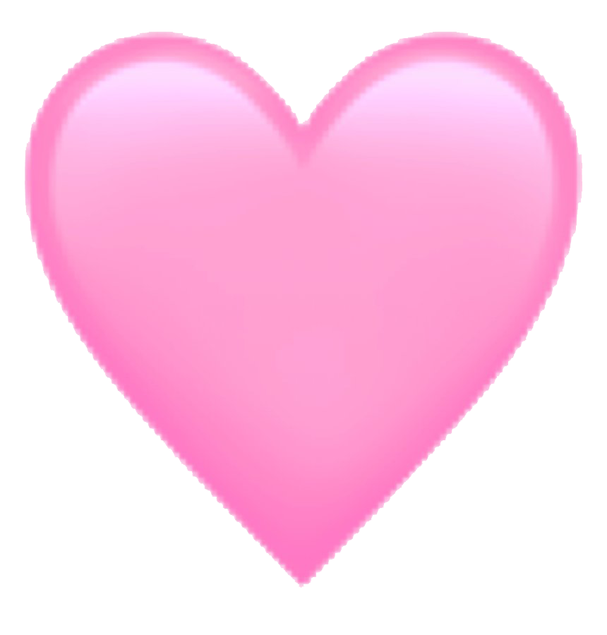 Pink Heart Emoji PNG Download Free PNG Image