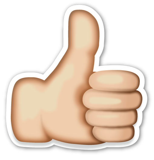 Emoticon Like Signal Emoji Button Thumb PNG Image