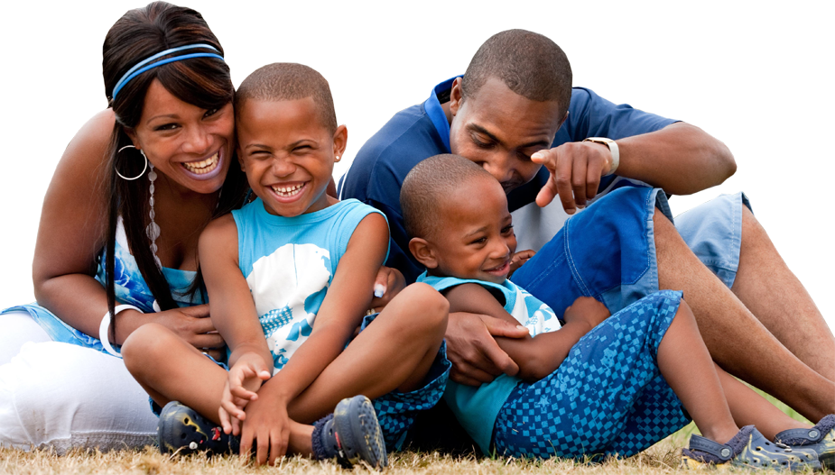 Black Family HQ Image Free PNG Image