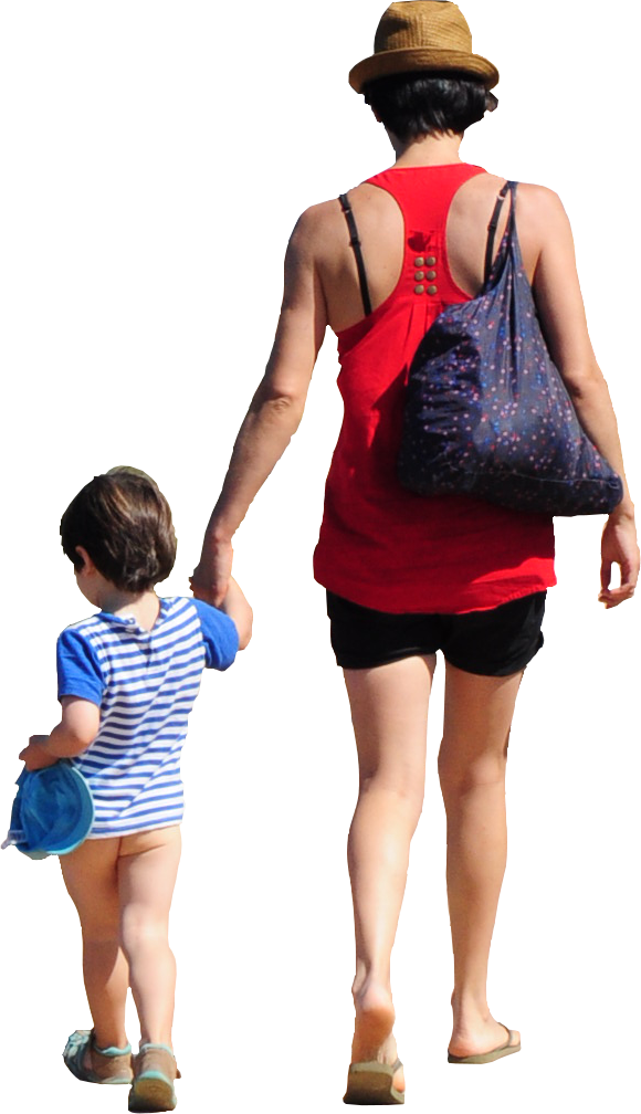 Walking Family HQ Image Free PNG Image