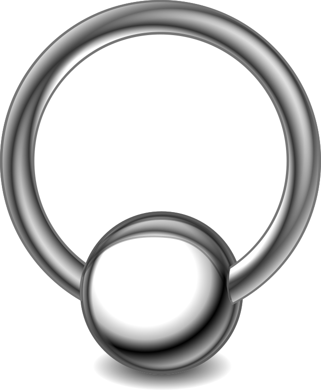 Ring Septum Nose Piercing Free Photo PNG Image