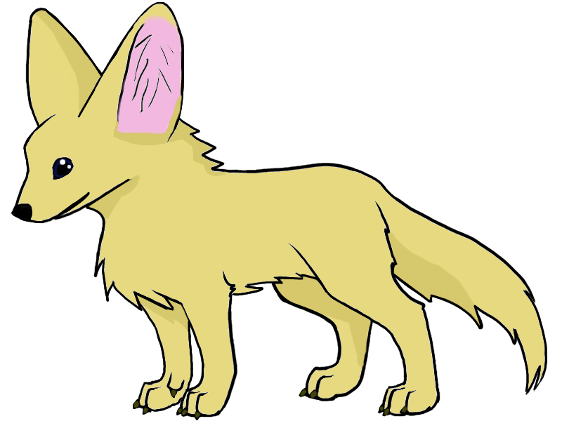 Fennec Fox Clipart PNG Image