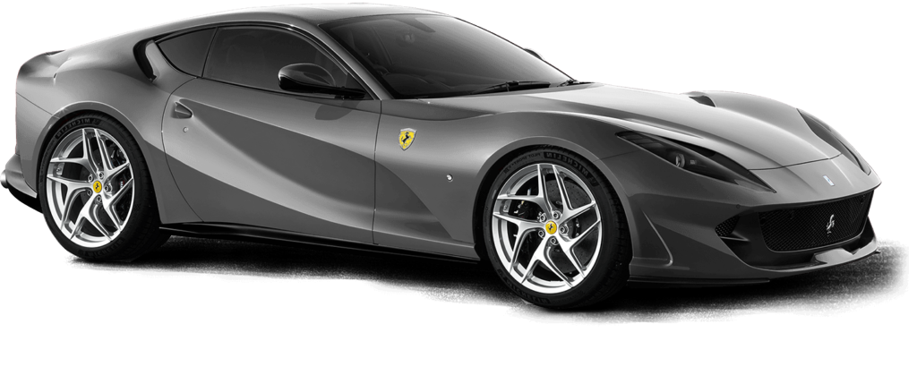 Ferrari Black Side View Free PNG HQ PNG Image