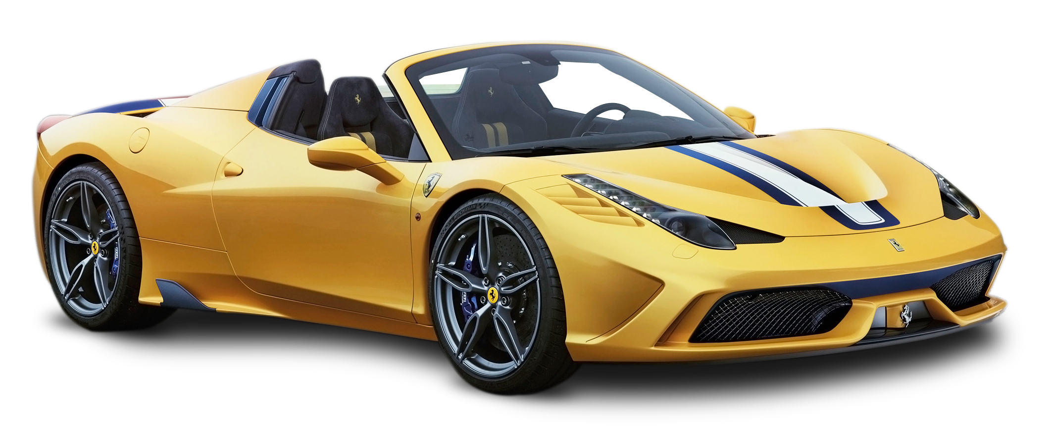 Ferrari Yellow HQ Image Free PNG Image