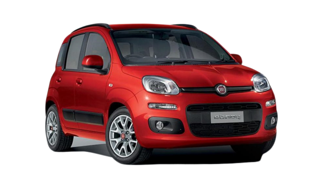 Fiat Car Panda Red Free HD Image PNG Image